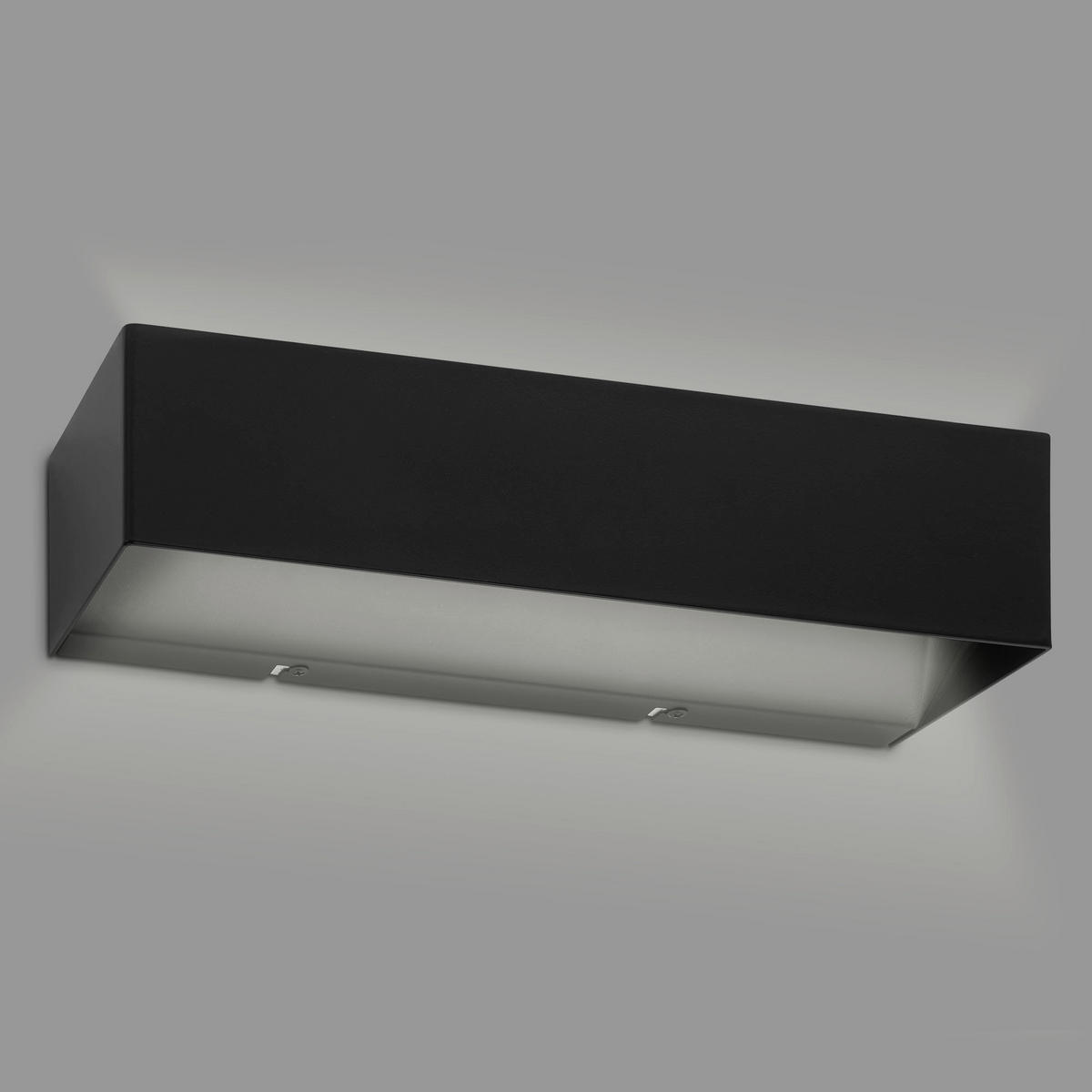 KUPAONSKA SVJETILJKA ZIDNA  - crna, Basics, metal (36/8,5/10cm)