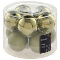 CHRISTBAUMKUGEL-SET 6 cm 10-teilig  - KONVENTIONELL, Glas (6cm)