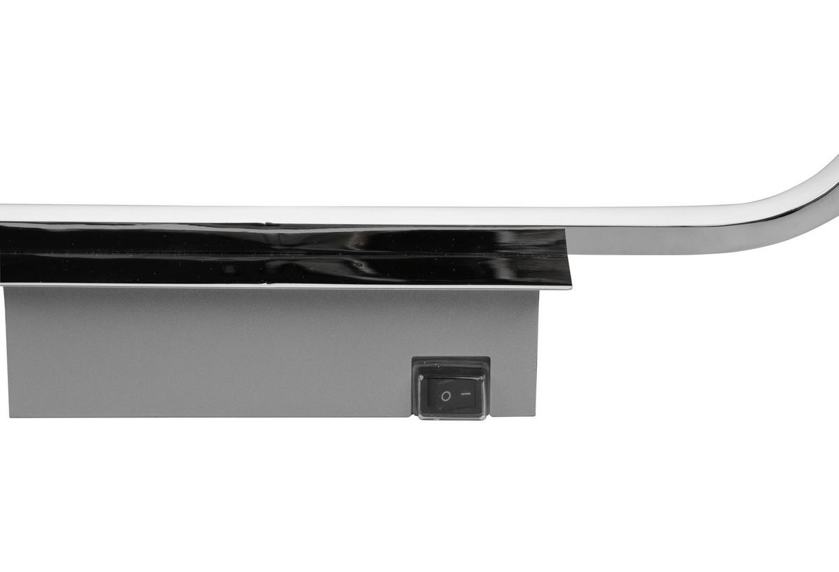BADEZIMMER-WANDLEUCHTE - Chromfarben, Basics, Metall (60/15/8cm)