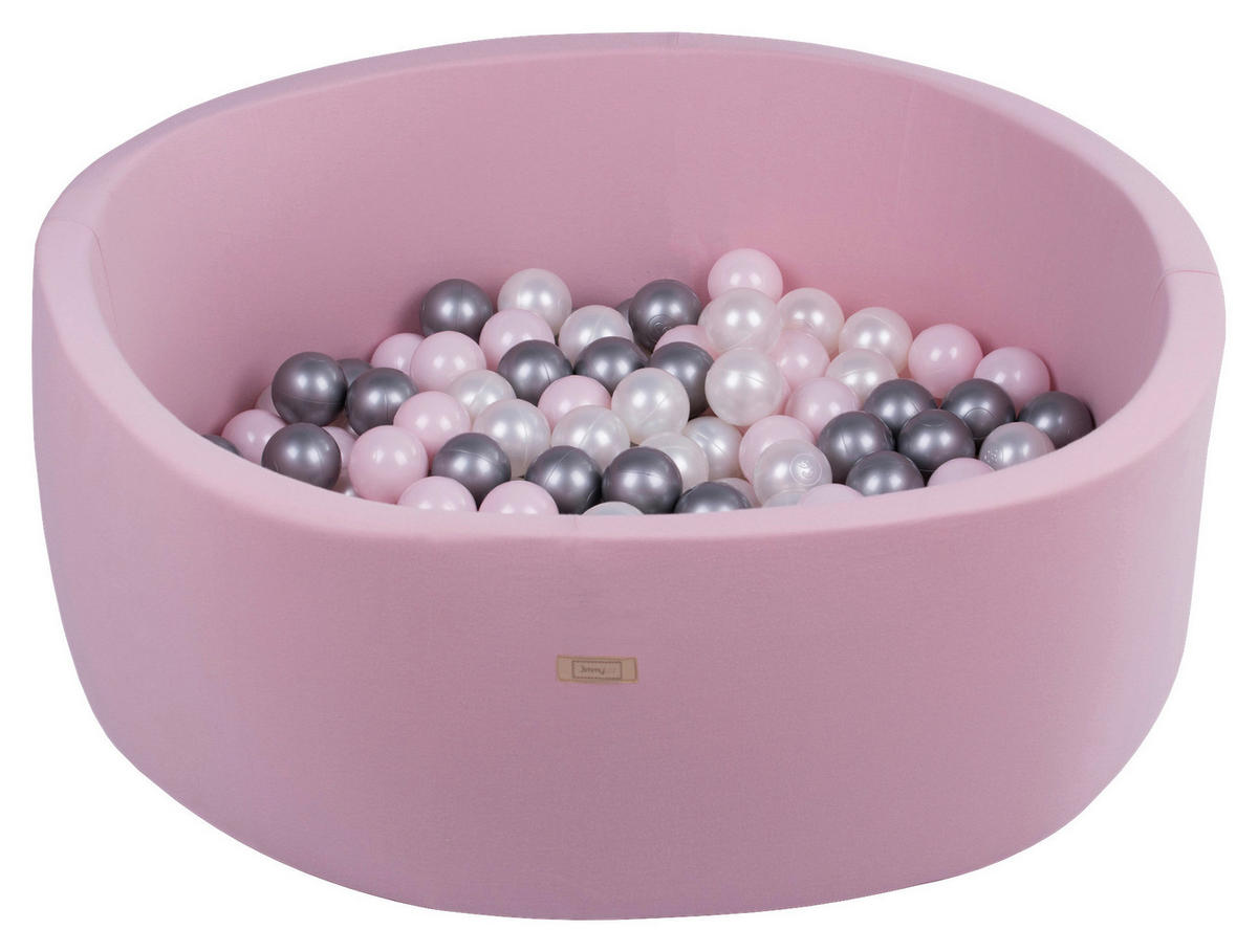 BAZEN S LOPTICAMA   - svijetlo ružičasta, Basics, tekstil/plastika (90/30cm) - Jimmylee
