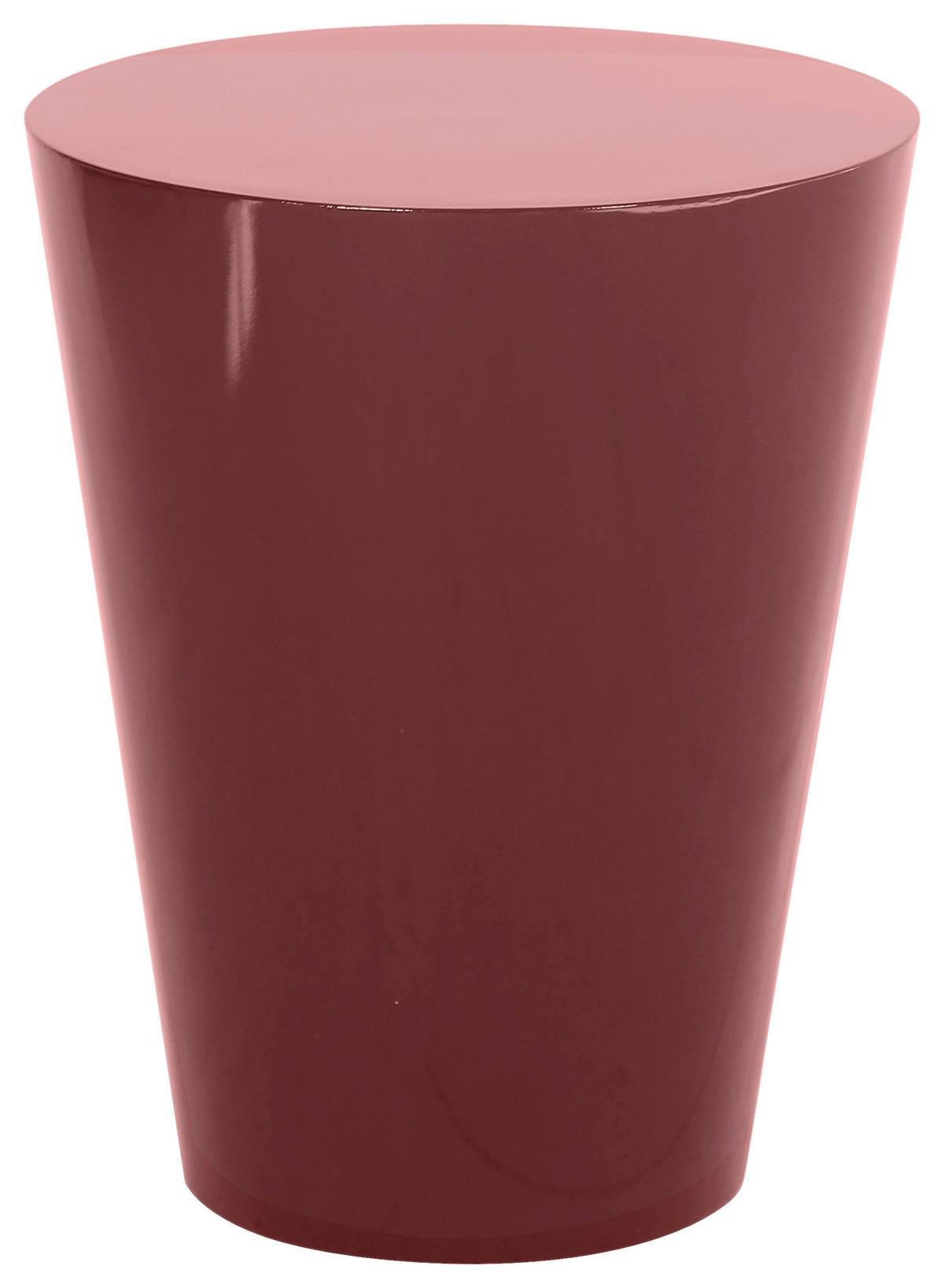 BEISTELLTISCH 40/40/51 cm Rot rund  - Rot, Design, Holzwerkstoff (40/40/51cm) - Stylife