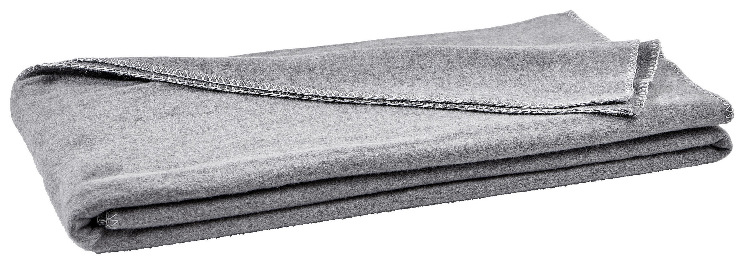 FLEECEDECKE Smoothy 140/190 cm  - Grau, Basics, Textil (140/190cm) - Zoeppritz