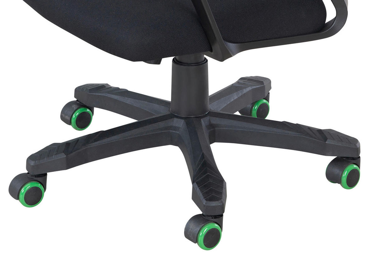 DREHSTUHL  in Schwarz  - Schwarz, MODERN, Kunststoff/Textil (63/92/111,5/60cm) - Minecraft