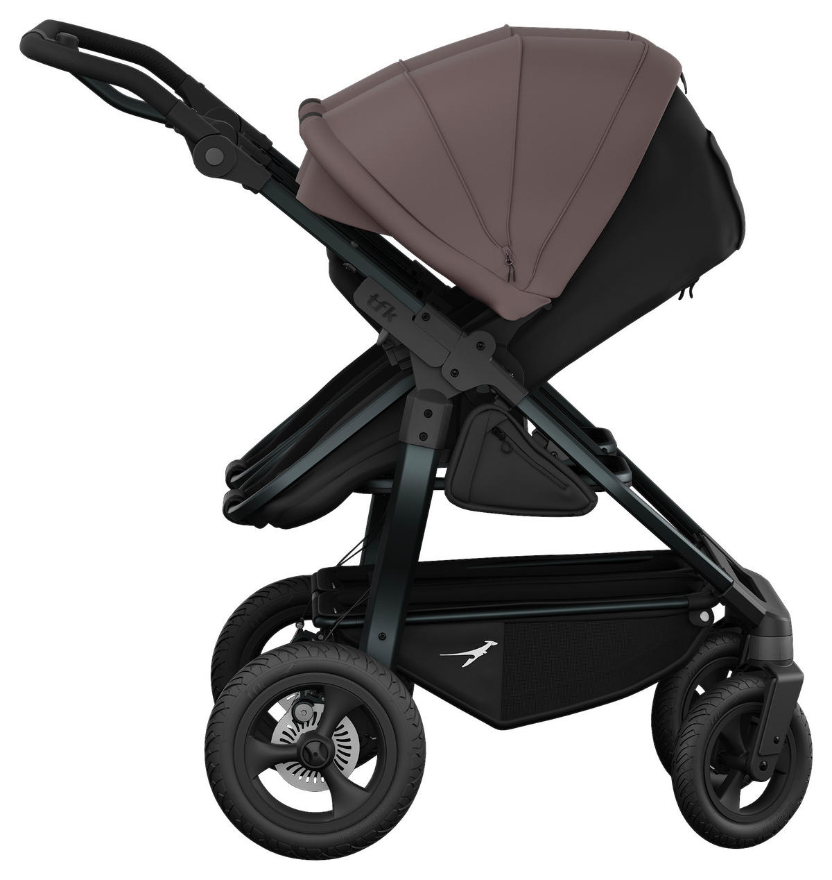 ZWILLINGSWAGEN  - Anthrazit, Basics, Metall (78,5/110/108cm) - TFK