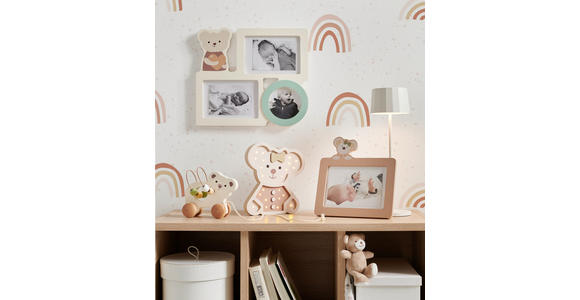 LED-KINDERTISCHLEUCHTE - Hellbraun/Naturfarben, Basics, Holzwerkstoff/Kunststoff (20/18/2,4cm) - My Baby Lou