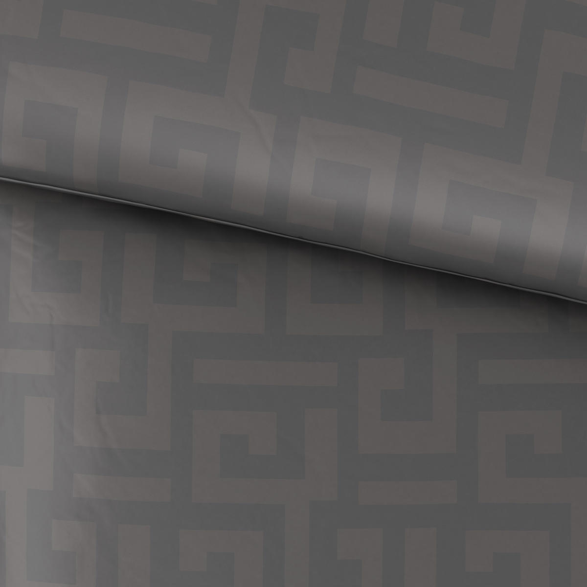 OBOUSTRANNÉ POVLEČENÍ, satén, antracitová, 135/200 cm - antracitová, Basics, textil (135/200cm) - Bio:Vio