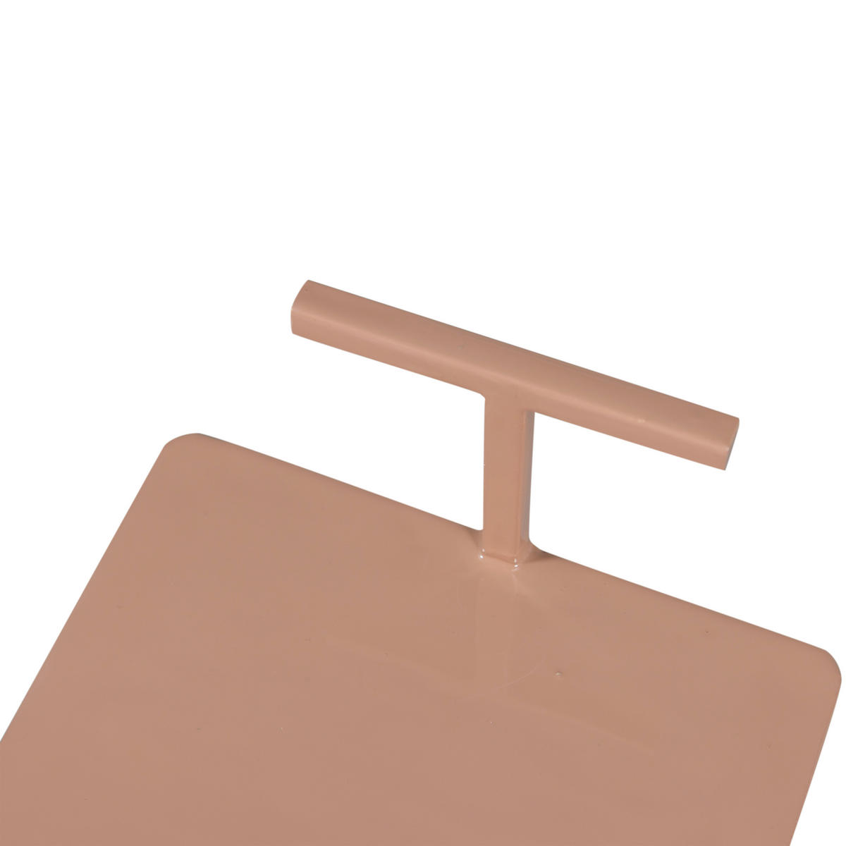 BEISTELLTISCH in Metall 22/22/64 cm  - Altrosa, Design, Metall (22/22/64cm) - Livetastic