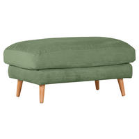 HOCKER Cord Olivgrün  - Naturfarben/Olivgrün, ROMANTIK / LANDHAUS, Holz/Textil (100/50/63cm) - Landscape