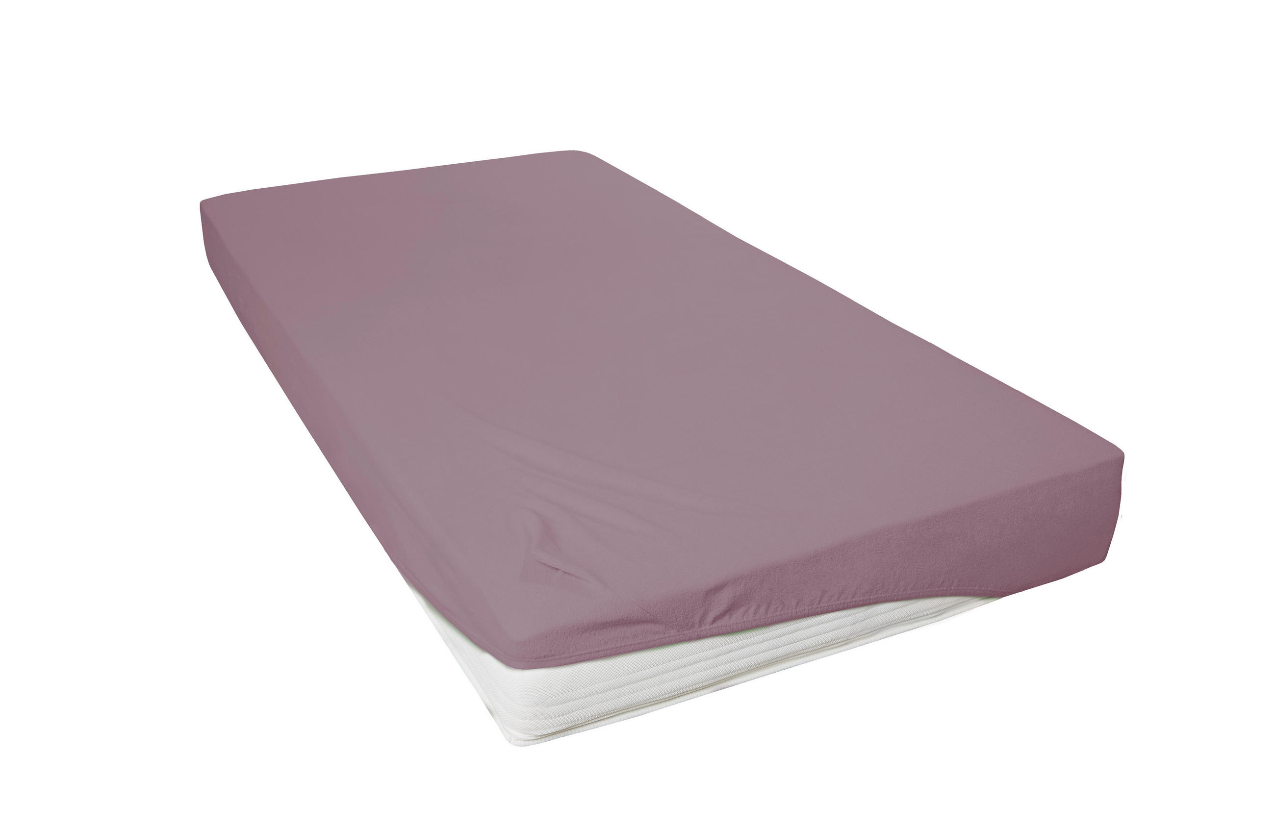SPANNBETTTUCH ALERT  - Mauve, Basics, Textil (100/200cm) - Novel