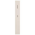 GARDEROBENPANEEL  in 25/174/2,2 cm  - Sandfarben/Grau, MODERN, Holzwerkstoff/Metall (25/174/2,2cm) - Carryhome