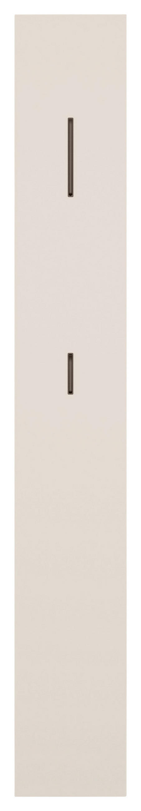 GARDEROBENPANEEL  in 25/174/2,2 cm  - Sandfarben/Grau, MODERN, Holzwerkstoff/Metall (25/174/2,2cm) - Carryhome