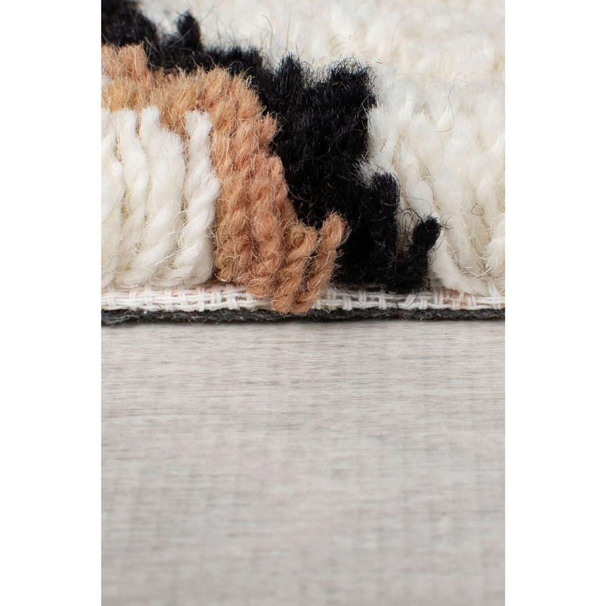 HANDWEBTEPPICH 120/170 cm MIDAR SHAGGY Multicolor  - Multicolor, KONVENTIONELL, Textil (120/170cm)