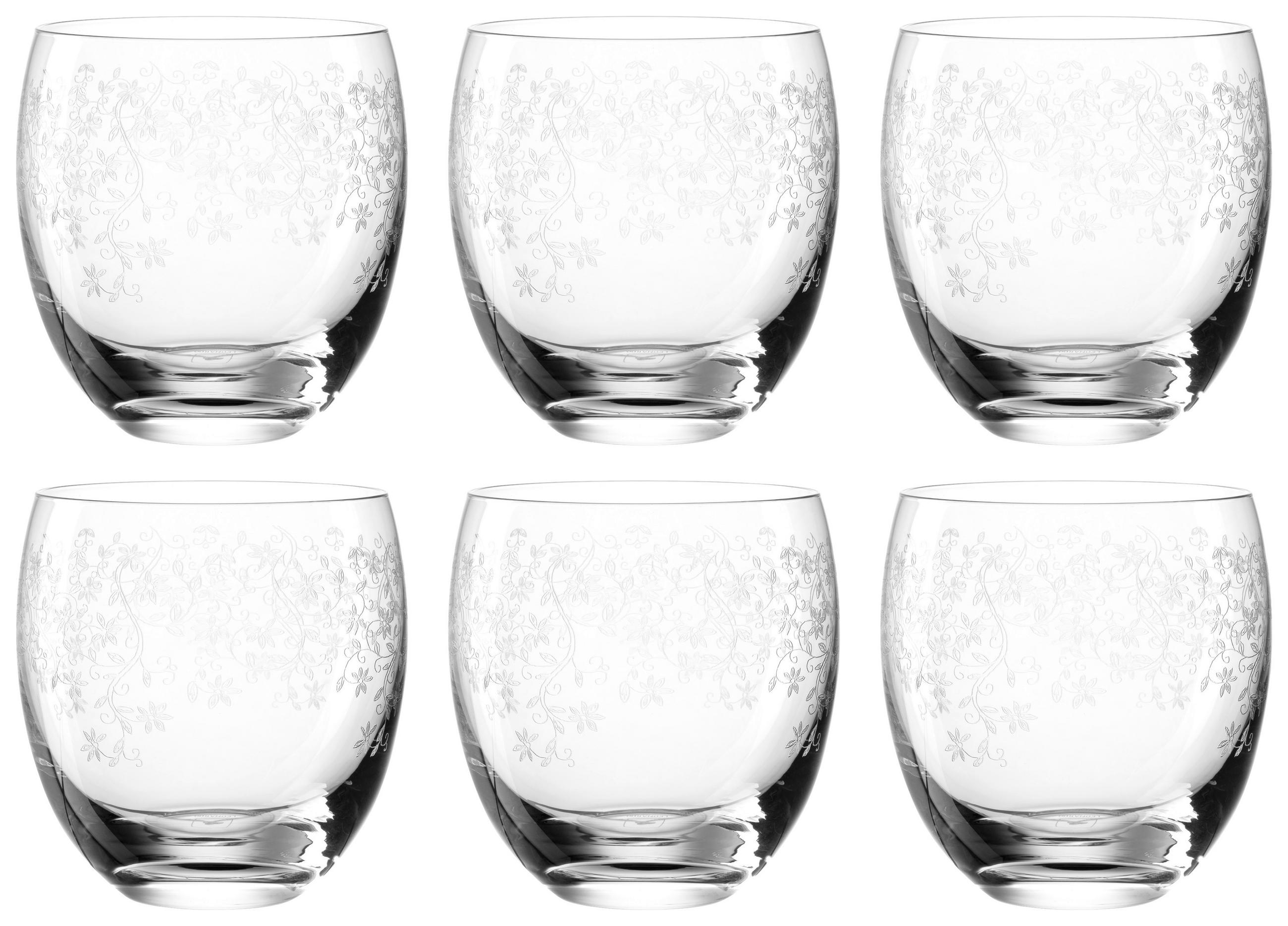 WHISKY-GLÄSERSET 400 ml  - Basics, Glas (9/9,5/9cm) - Leonardo