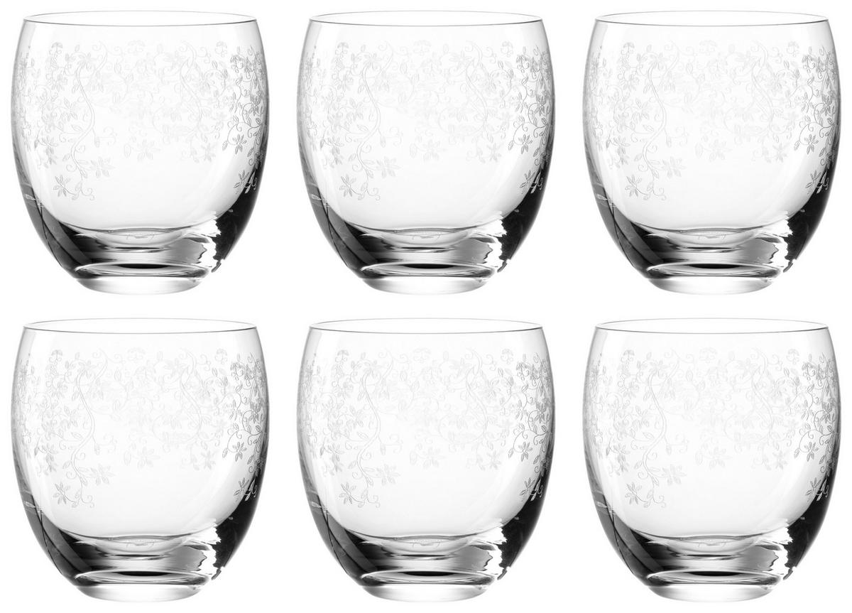 WHISKY-GLÄSERSET 400 ml  - Basics, Glas (9/9,5/9cm) - Leonardo