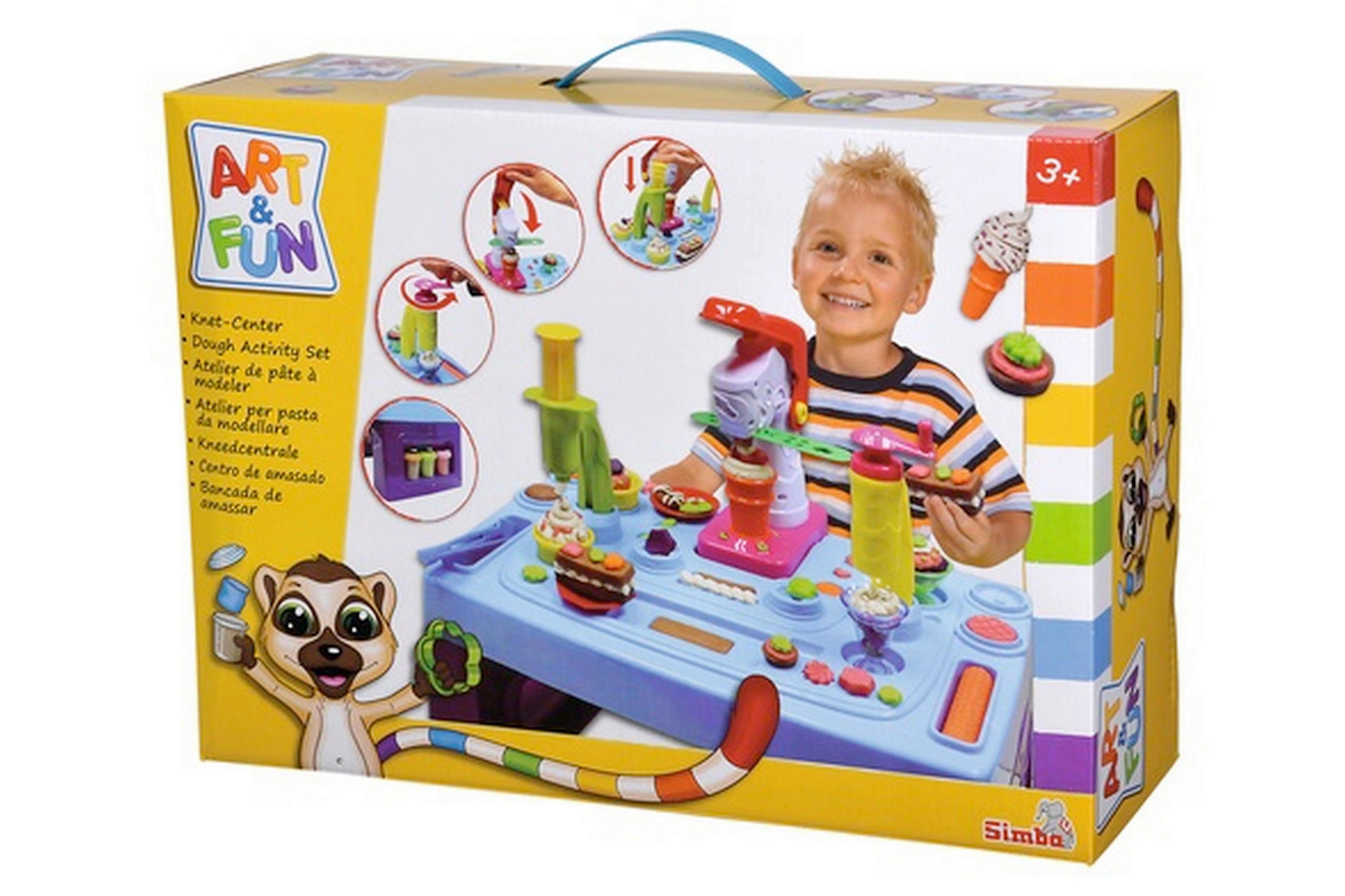 SADA MODELOVACÍ HMOTY - vícebarevná, Basics, plast - Simba