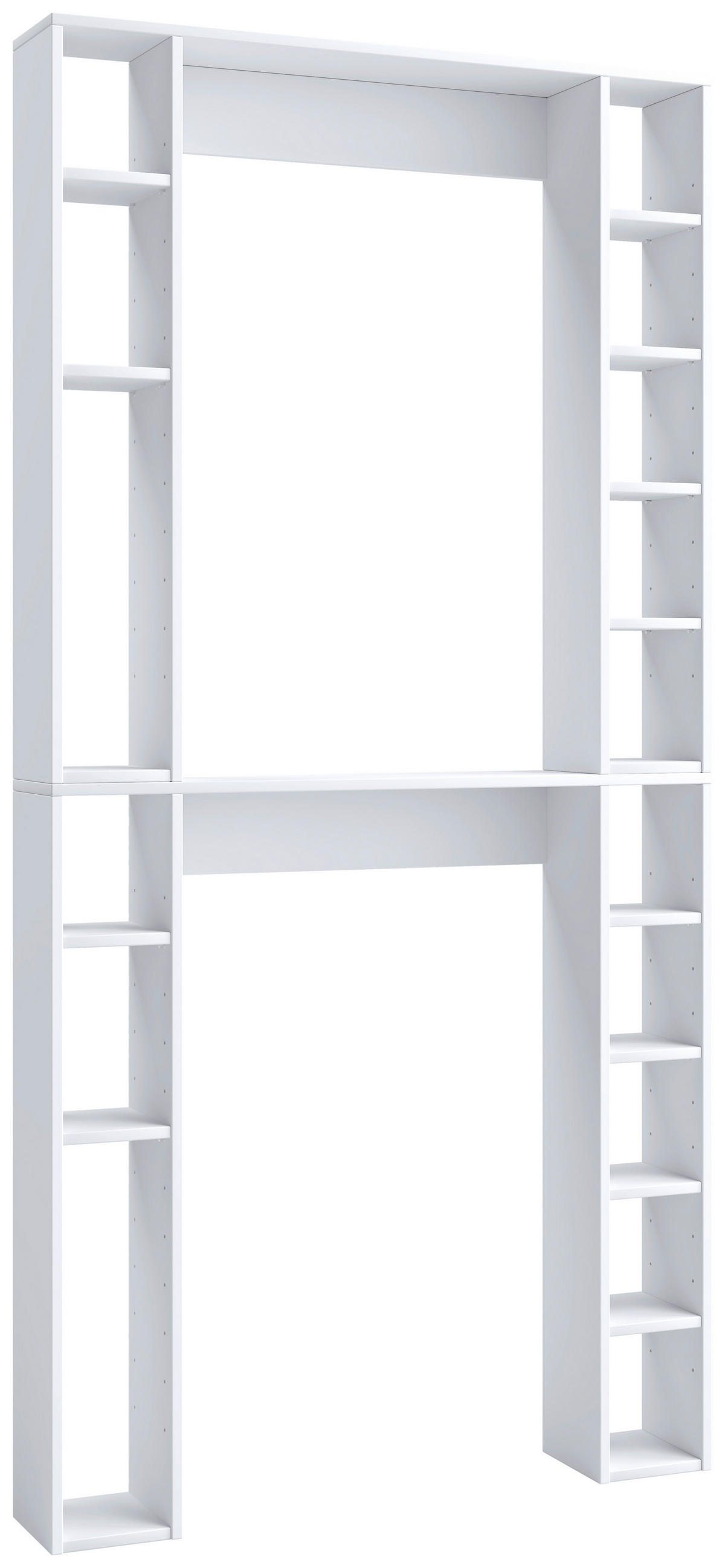 WASCHMASCHINENSCHRANK 98/199,5/18 cm  in Weiss  - Weiss, Modern, Holzwerkstoff (98/199,5/18cm) - MID.YOU