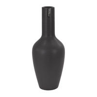 VÁZA, keramika, 38 cm - hnedá, Basics, keramika (15/38cm)