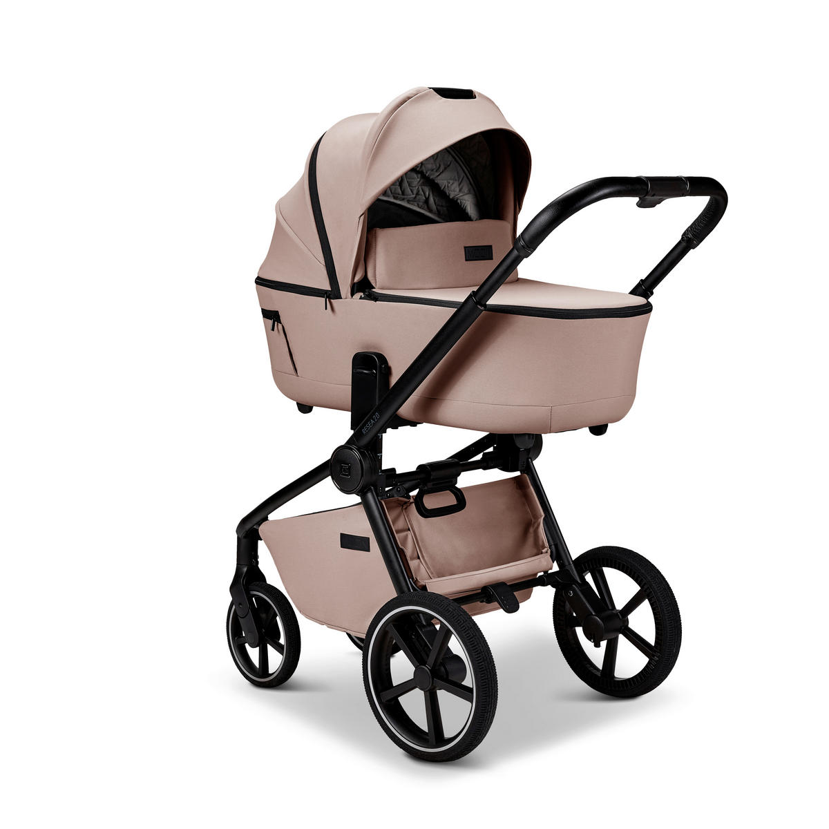 KOMBIKINDERWAGEN  Resea 2.0  Sand  - Sandfarben/Schwarz, Basics, Textil (96/57/114cm) - Moon
