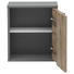 OBERSCHRANK 40,5/48,5/20,5 cm - Eichefarben/Alufarben, Design, Holzwerkstoff/Metall (40,5/48,5/20,5cm) - Stylife OBERSCHRANK 40,5/48,5/20,5 cm - Eichefarben/Alufarben, Design, Holzwerkstoff/Metall (40,5/48,5/20,5cm) - Stylife