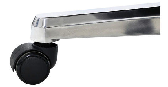 CHEFSESSEL Webstoff Grau, Alufarben  - Alufarben/Grau, Design, Textil/Metall (78/115-122/81cm) - Novel