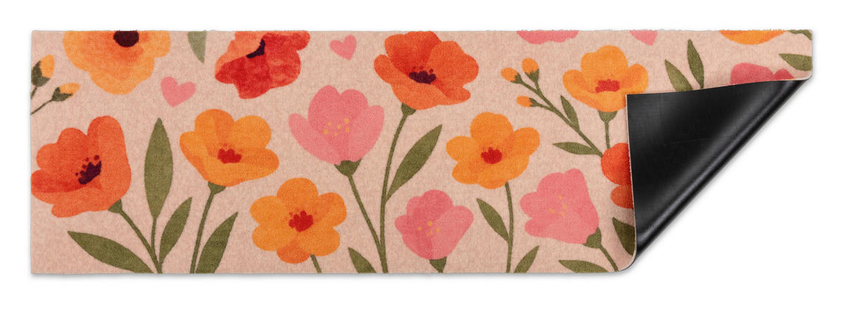 FUßMATTE  50/150 cm  Rosa  - Rosa, Basics, Kunststoff/Textil (50/150cm) - Astra