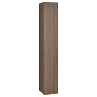 HOCHSCHRANK 30/184/33 cm  - Eiche dunkel, KONVENTIONELL, Glas/Holzwerkstoff (30/184/33cm) - Dieter Knoll