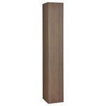 HOCHSCHRANK 30/184/33 cm  - Eiche dunkel, KONVENTIONELL, Glas/Holzwerkstoff (30/184/33cm) - Dieter Knoll