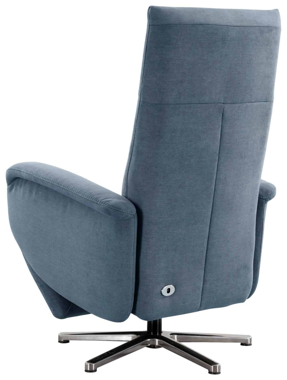 DREHSTUHL  in Flachgewebe Hellblau  - Chromfarben/Hellblau, Konventionell, Textil/Metall (75/112/82cm) - Sit & More