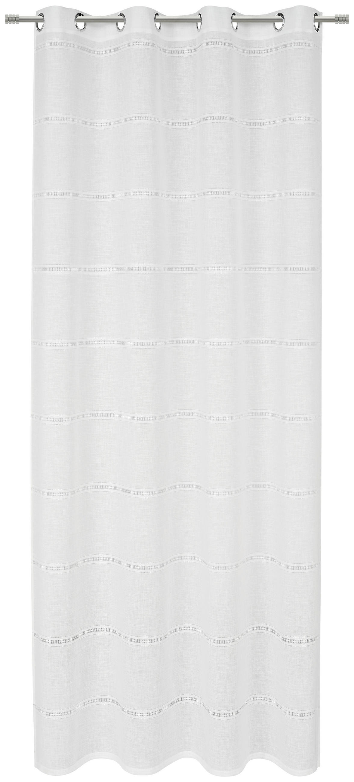 ÖSENVORHANG halbtransparent  - Naturfarben, KONVENTIONELL, Textil (135/245cm) - Esposa