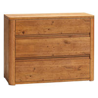 KOMMODE , 103/77/40 cm, 3 Schublade(n)  - Eichefarben, Natur, Holz (103/77/40cm) - Hasena