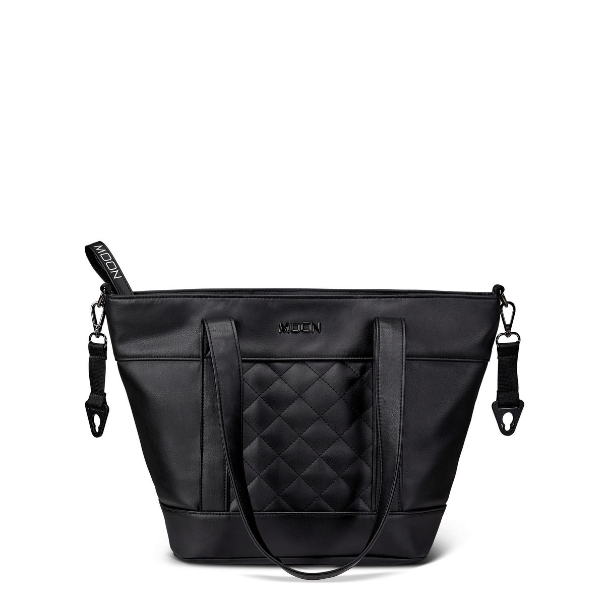 WICKELTASCHE V-Shape Bag  - Schwarz, Basics, Textil (41/16/28cm) - Moon