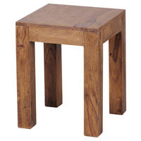 KISASZTAL fa 35/35/45 cm  - sheesham, Design, fa (35/35/45cm) - MID.YOU