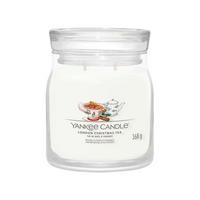 DIŠEČA SVEČA - bela/visoki sijaj, Basics, steklo (9.3/11.4/9.3cm) - Yankee Candle