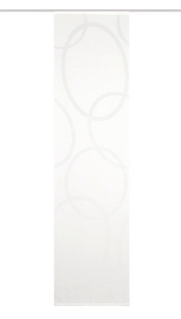 FLÄCHENVORHANG   halbtransparent   60/245 cm  - Ecru, Design, Textil (60/245cm)