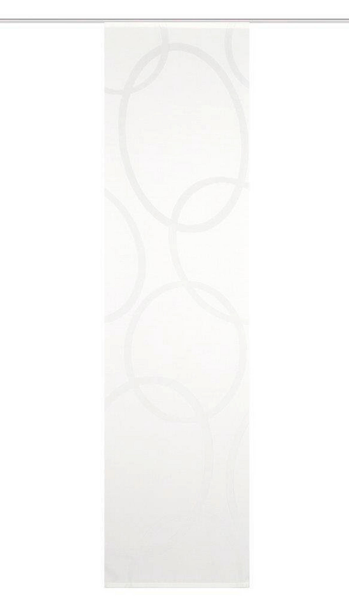 FLÄCHENVORHANG   halbtransparent   60/245 cm  - Ecru, Design, Textil (60/245cm)