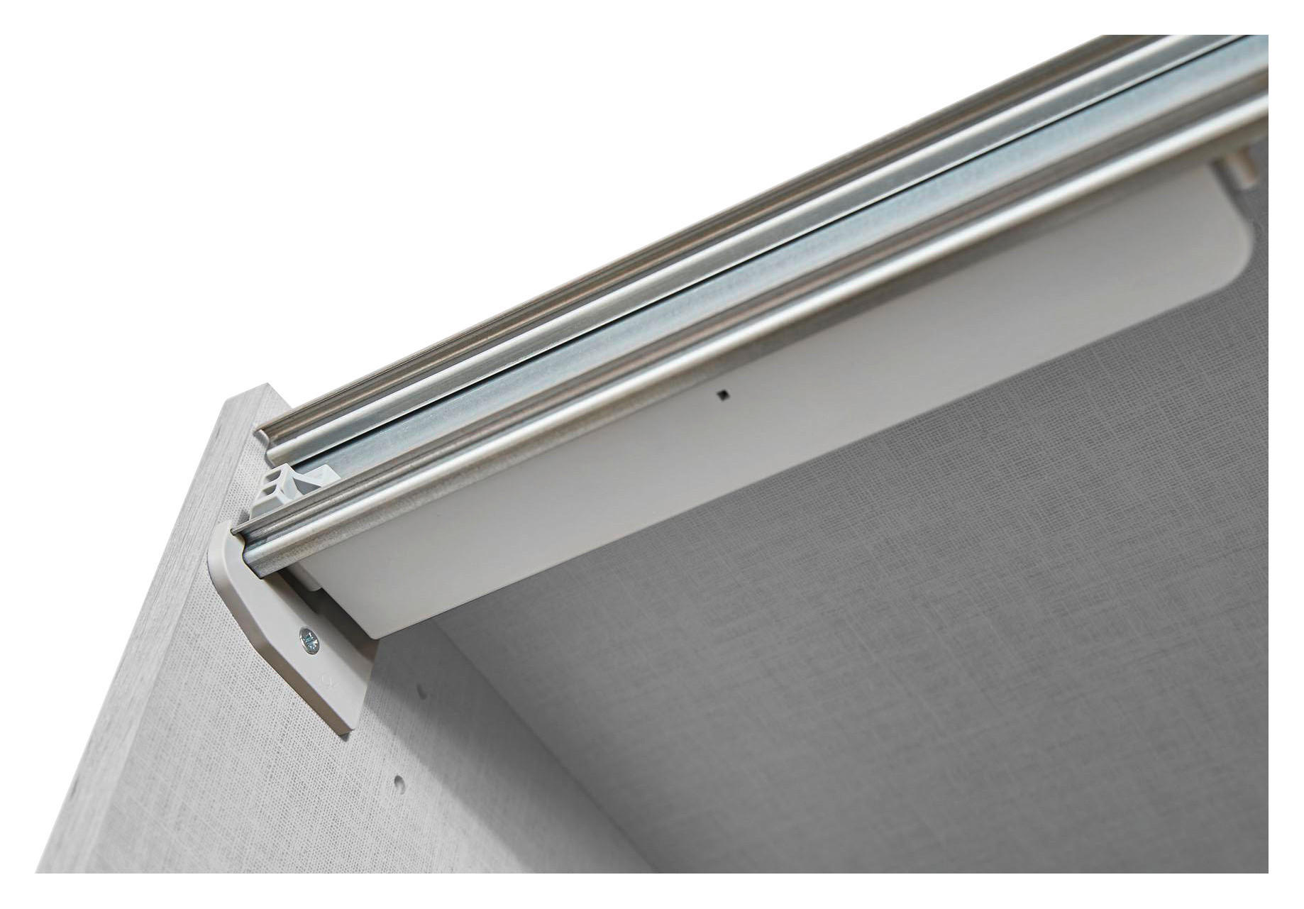 TÜRDÄMPFER 27/1,5/5 cm 2-teilig Silberfarben  - Silberfarben, Kunststoff/Metall (27/1,5/5cm) - home24