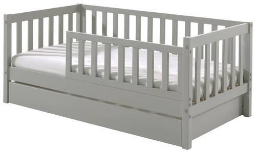 KINDER-/JUNIORBETT 70/140 cm  in Grau  - Kieferfarben/Grau, MODERN, Holz (70/140cm) - MID.YOU