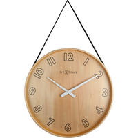 WANDUHR Braun, Schwarz 40/67/4,8 cm  - Schwarz/Braun, Basics, Holz (40/67/4,8cm)