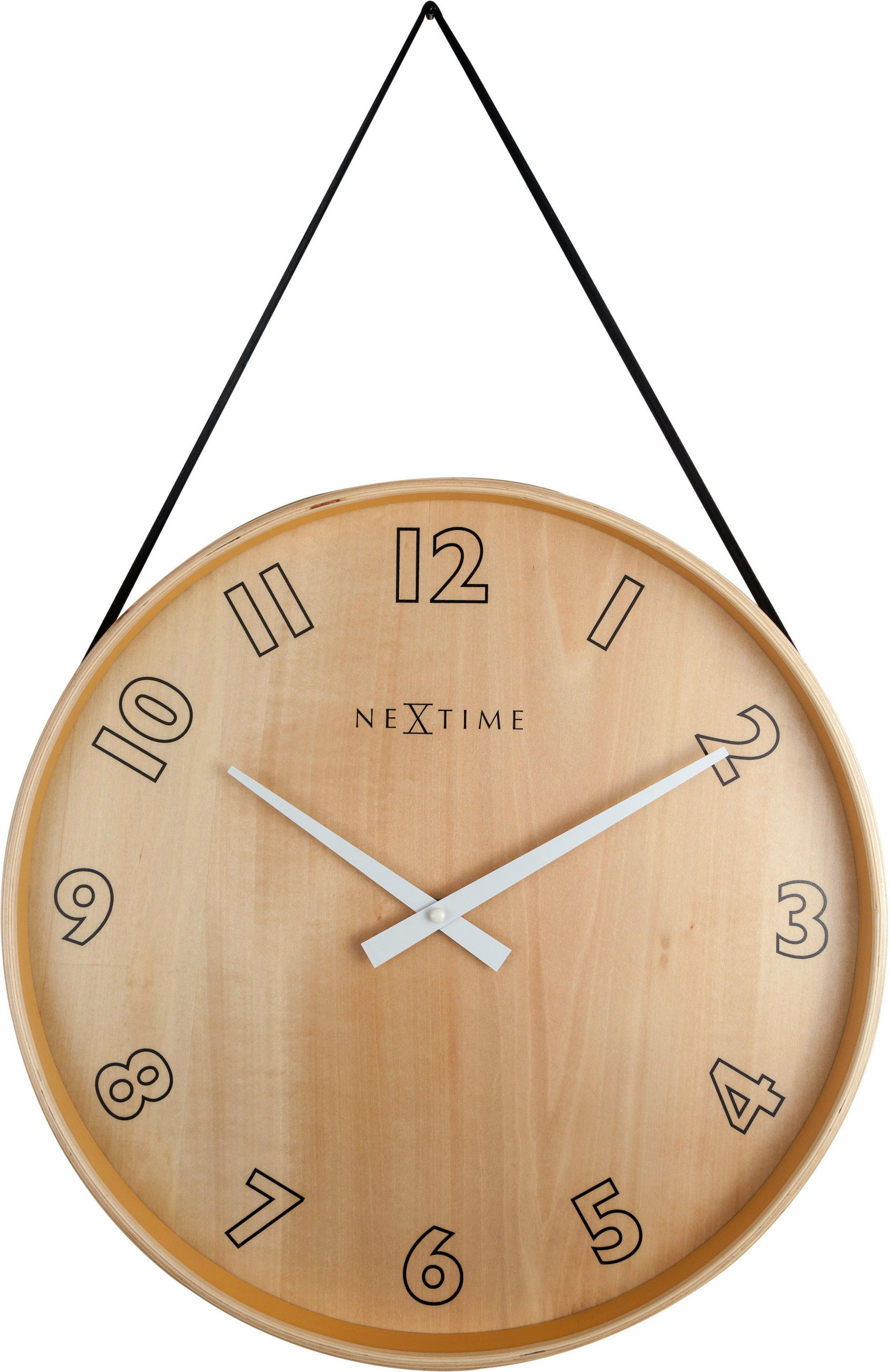 Nextime Wanduhr Braun, Schwarz 40x67x4.8 cm