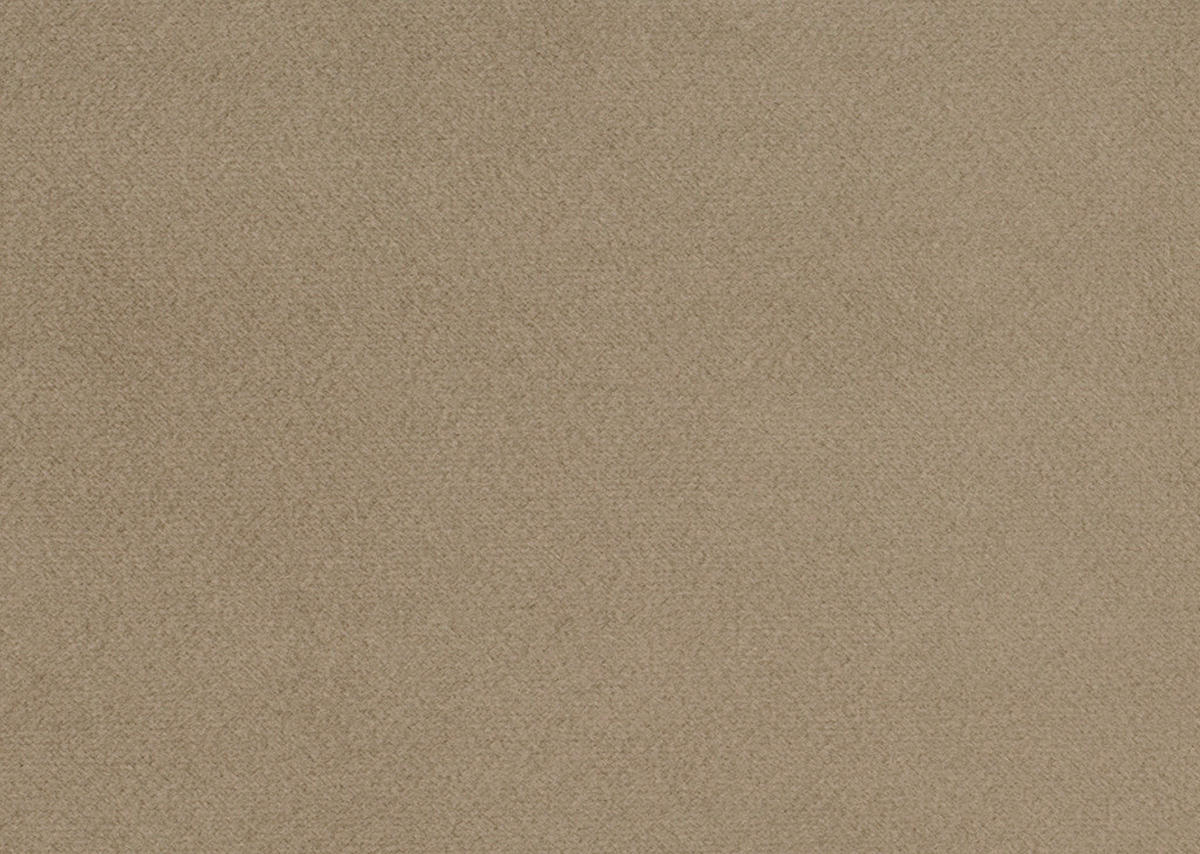 ECKSOFA in Velours Hellbraun  - Hellbraun/Schwarz, Design, Textil/Metall (179/306cm) - Beldomo System