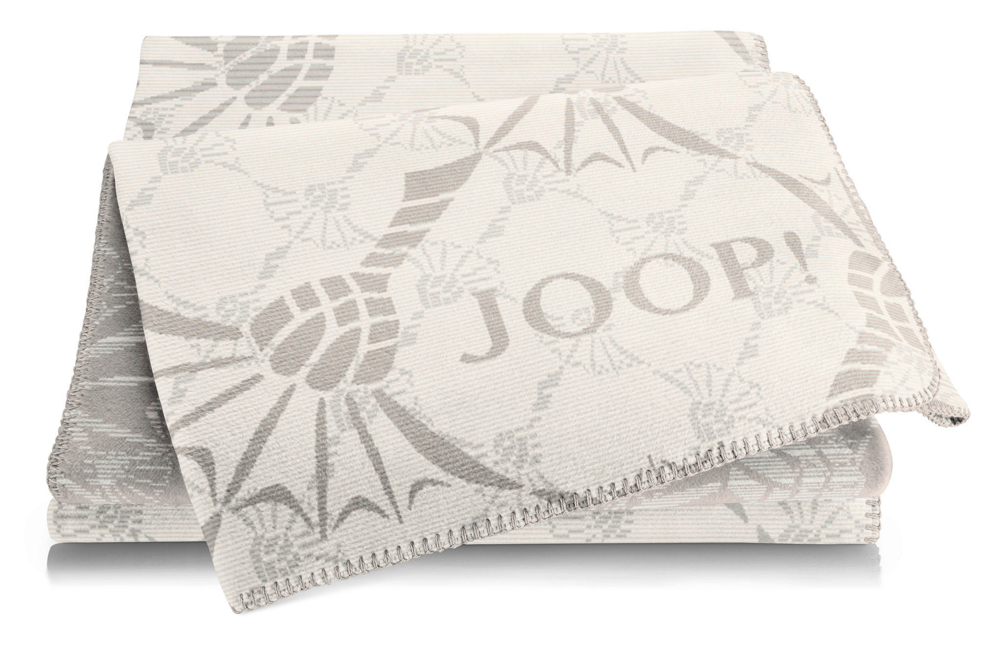 WOHNDECKE Cornflower Double 150/200 cm - Beige/Hellgrau, Design, Textil (150/200cm) - Joop!