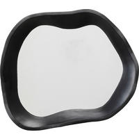 WANDSPIEGEL 40/34/6 cm    in organisch  - Schwarz, Glas/Kunststoff (40/34/6cm) - Kare-Design