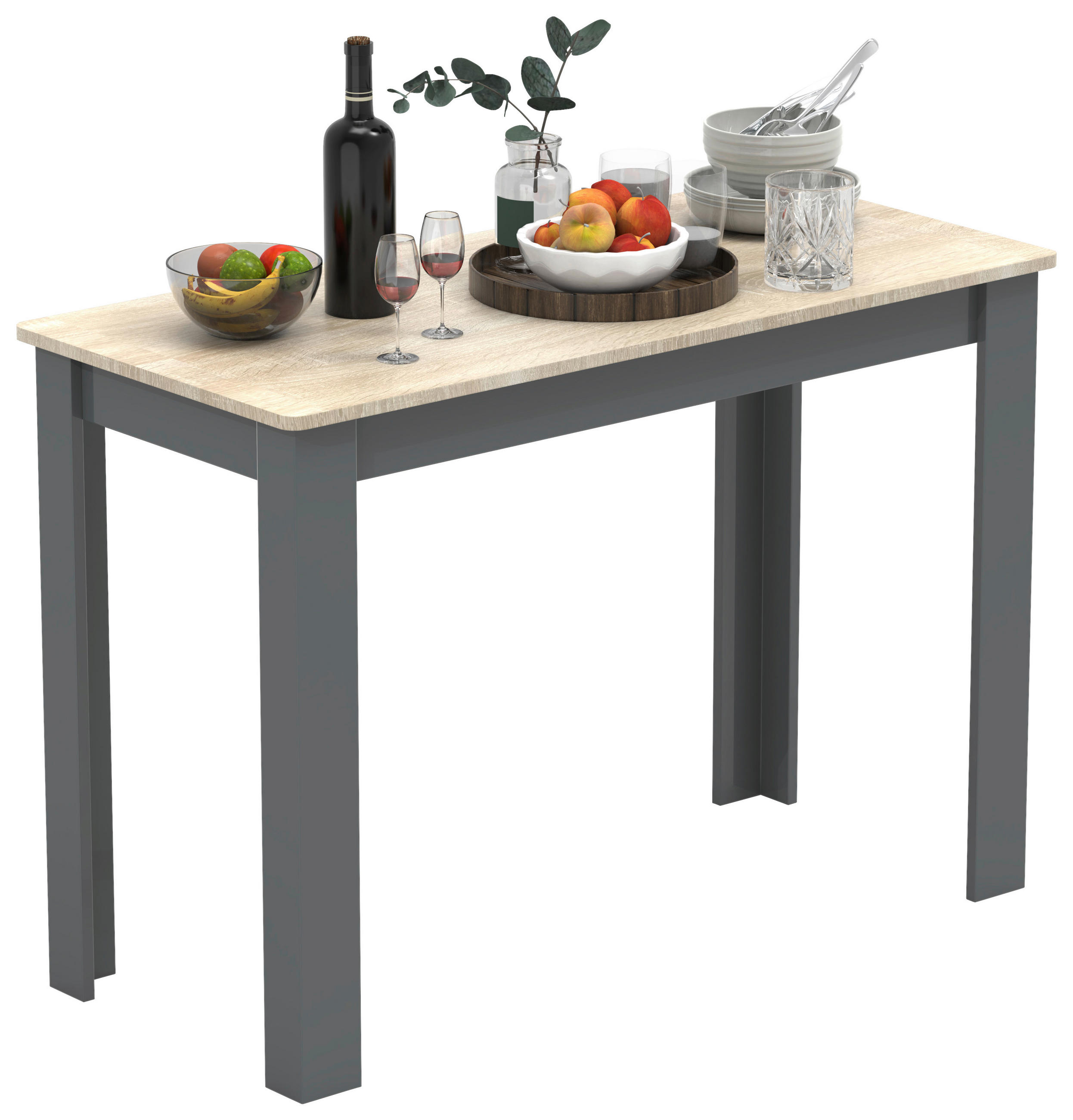 ESSTISCH rechteckig Honigeiche  - Honigeiche, MODERN, Holzwerkstoff (110/76/50cm) - MID.YOU