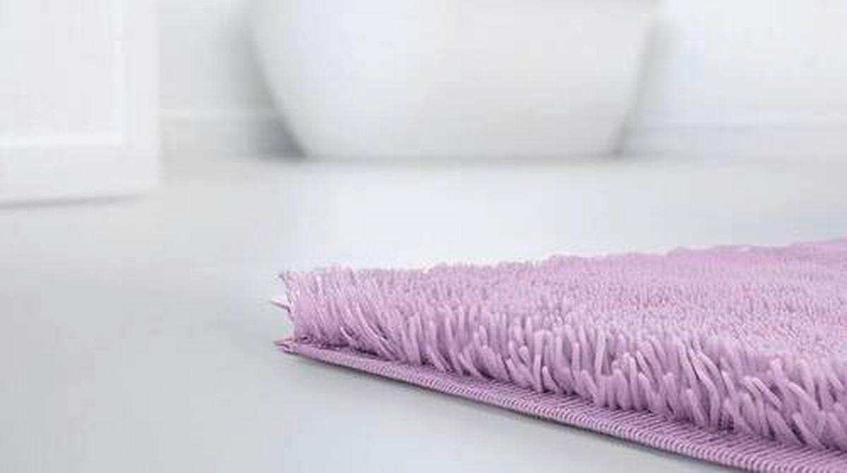 BADEMATTE Lila 70/120 cm  - Lila, Basics, Kunststoff/Textil (70/120cm) - Grund