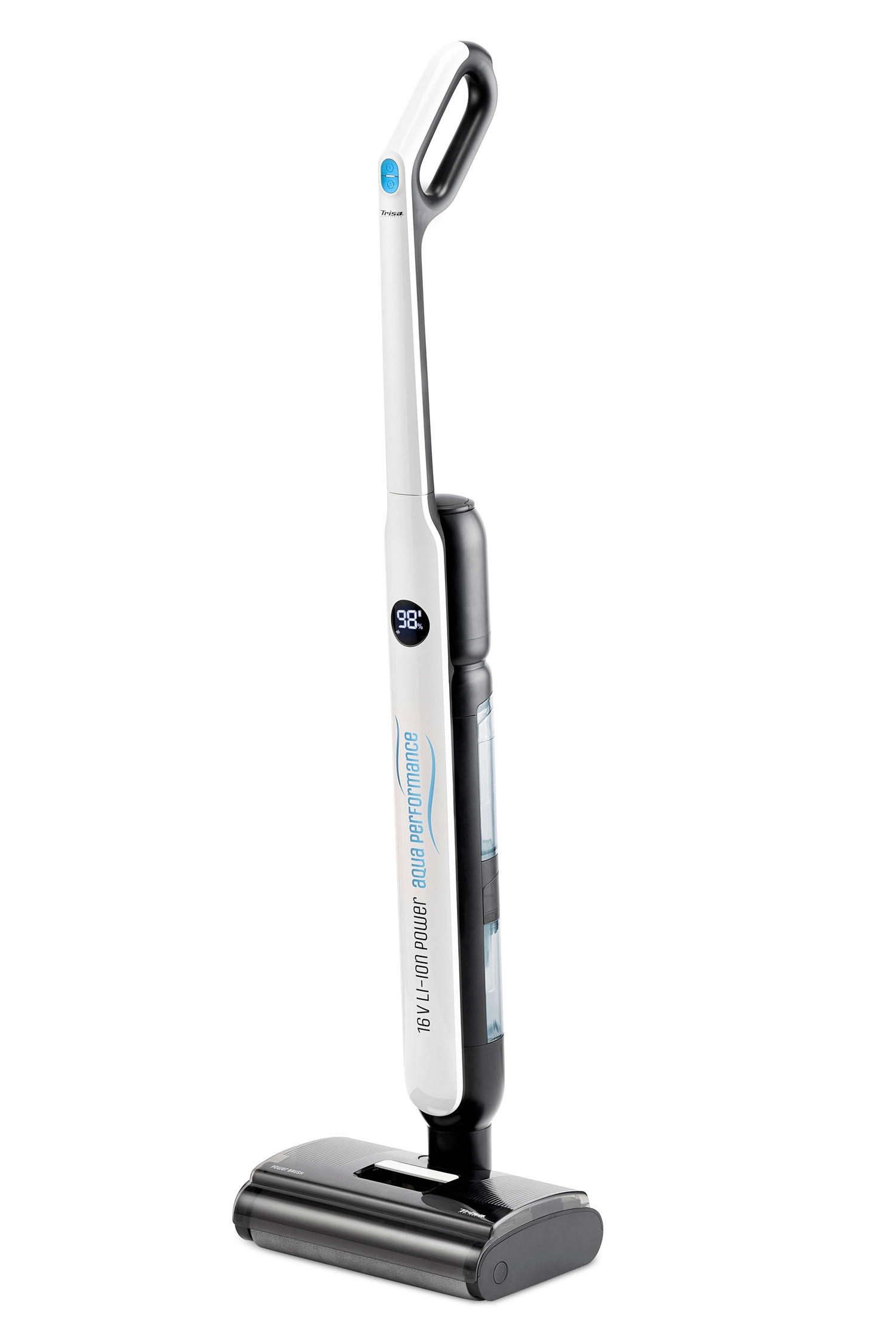 HARTBODENREINIGER - Weiss/Schwarz, Basics, Kunststoff (28,7/19,2/110cm) - Trisa Electronics