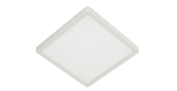 LED-DECKENLEUCHTE 30/30/10 cm   - Weiß, Basics, Kunststoff (30/30/10cm) - Novel