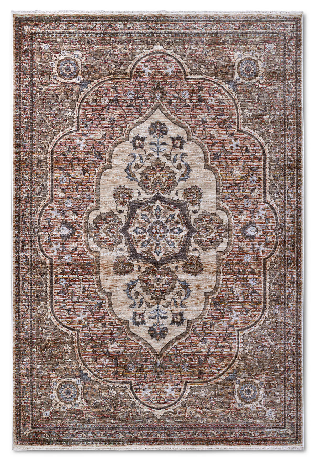 FLACHWEBETEPPICH 160/225 cm Kollektion 1871 Multicolor, Kupferfarben  - Multicolor/Kupferfarben, Design, Kunststoff (160/225cm) - Villeroy & Boch