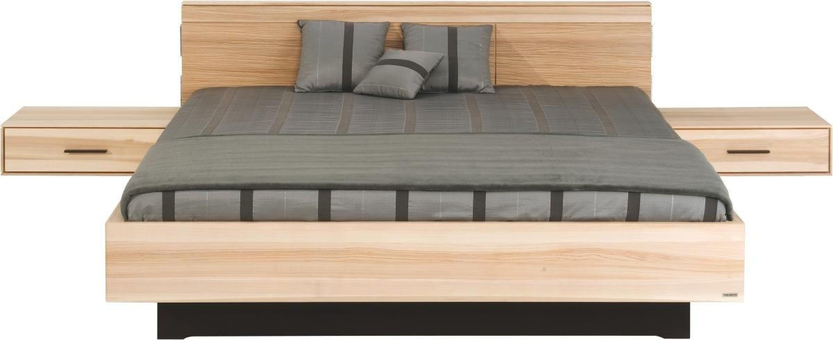 BETT 180/200 cm  in Eschefarben   - Eschefarben, Design, Holz (180/200cm) - Valdera