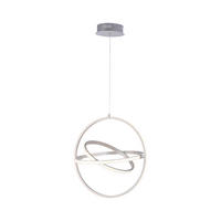 VISEČA LED-SVETILKA   30 W//3000 K/230 V/ - barve nerjavečega jekla, Design, kovina/umetna masa (50/50/120cm)
