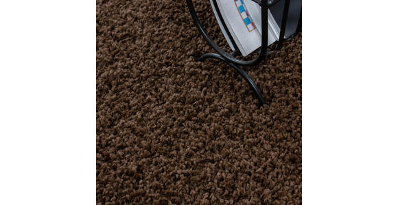 HOCHFLORTEPPICH 60/110 cm Life 1500 Braun - Braun, KONVENTIONELL, Textil (60/110cm) - Novel